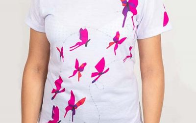 Mariposas – Camiseta para dama