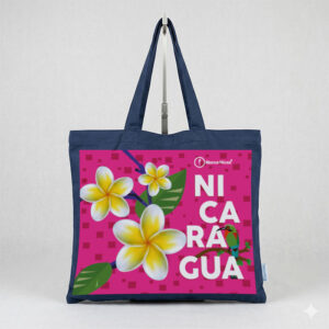 Bolso de Tela - Sacuanjoche Flor Nacional