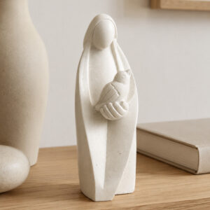 Madre Naturaleza - Escultura de piedra marmolina