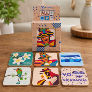 Posavasos de Corcho - 6 diseños culturales